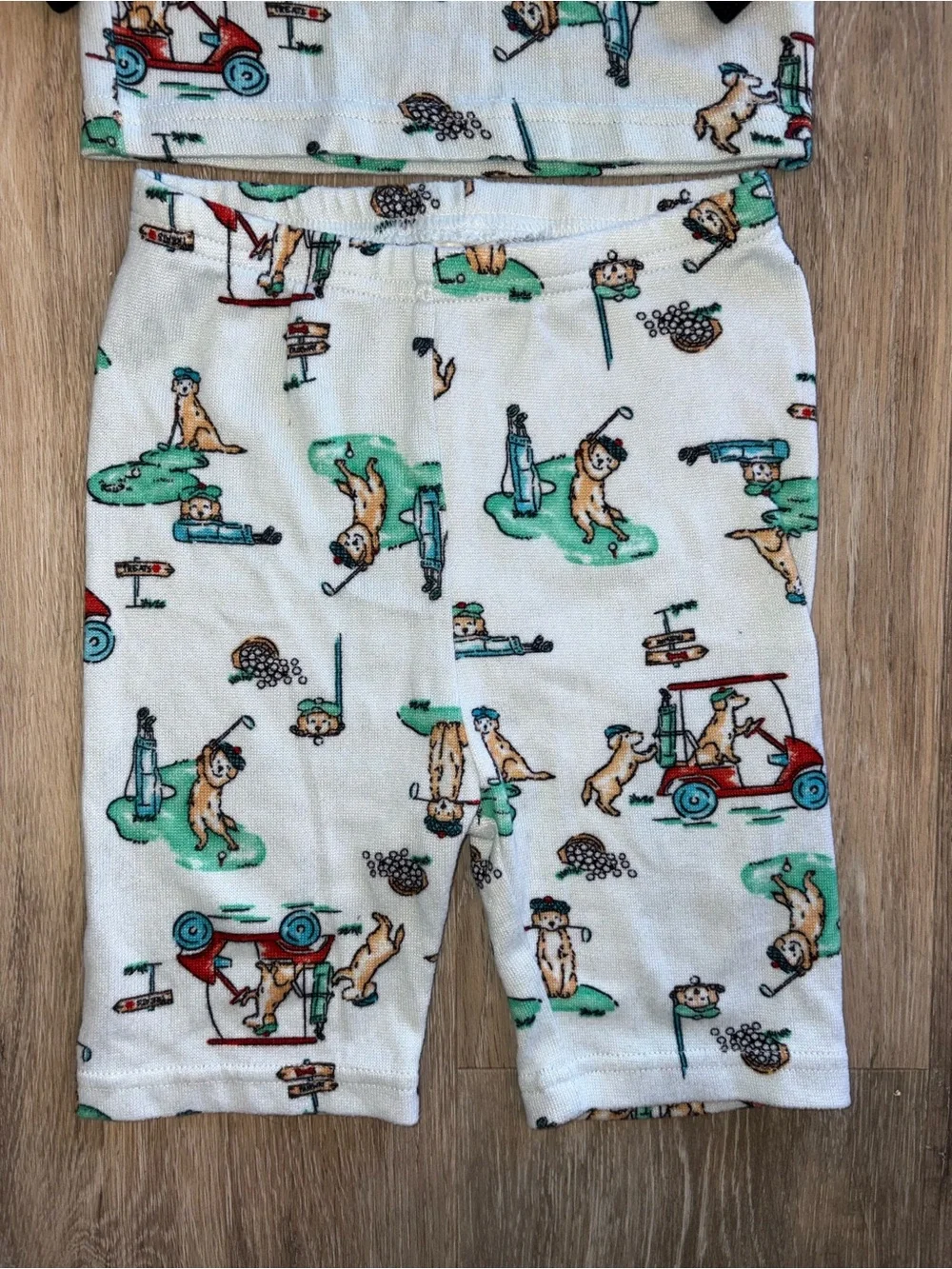 Kids' PJ Essentials Golf Themed Pajama Set size 4T